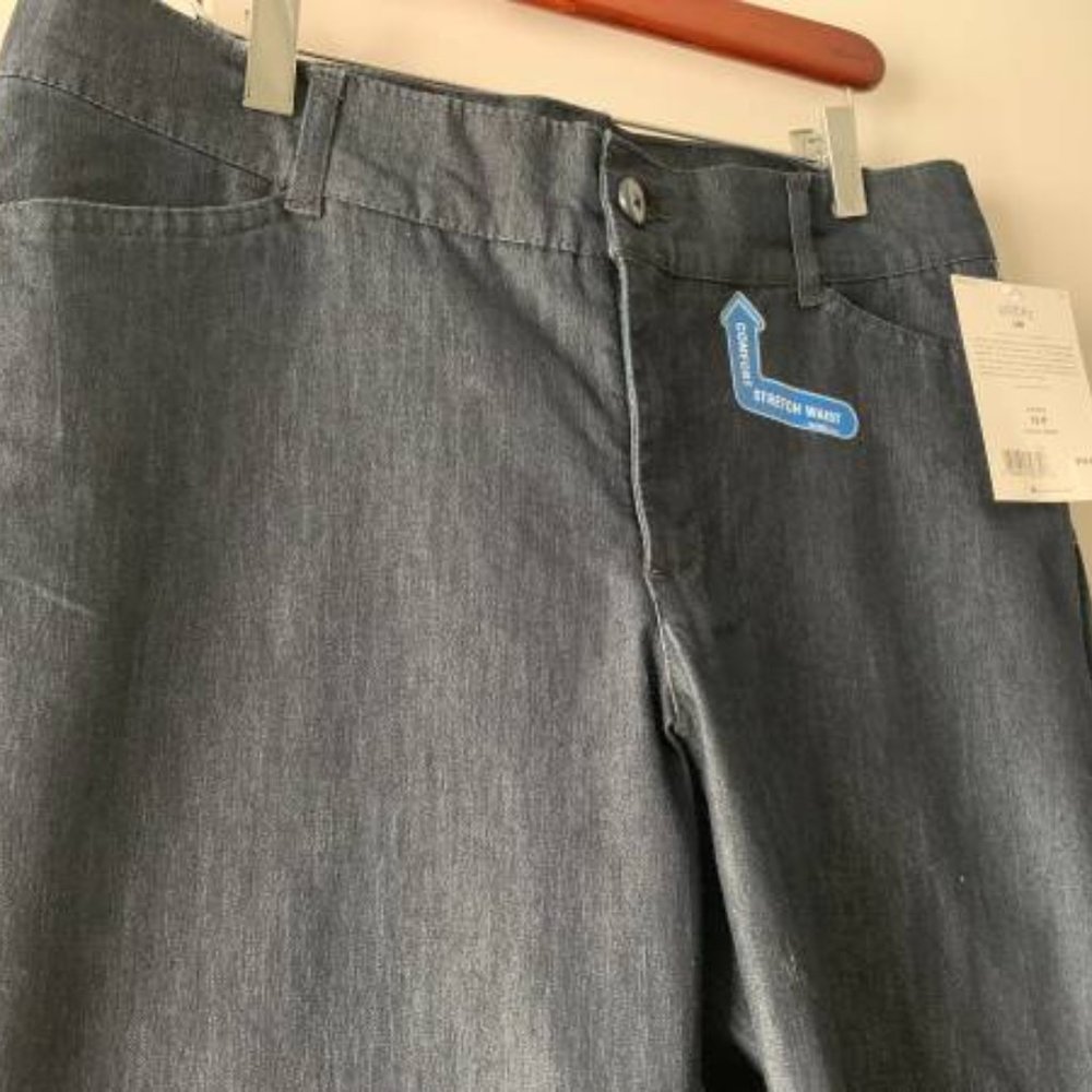 NWT Women's Riders by Lee Blue Fresno Denim Jeans Size 12P